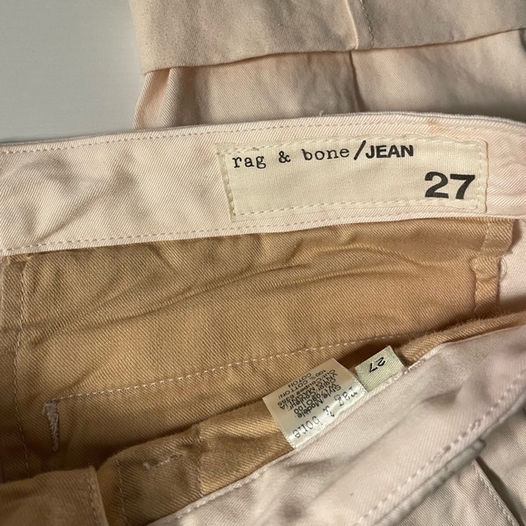 NWT Rag & Bone vintage magnolia cream ankle cropped jeans - Picture 4 of 6